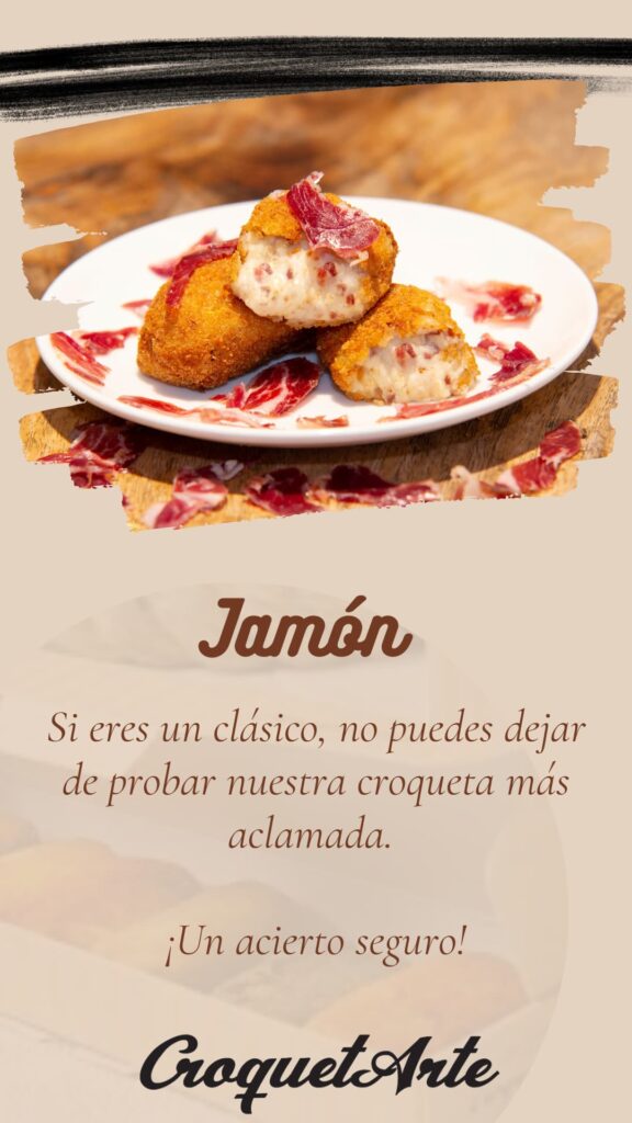 Croqueta de jamón - CroquetArte