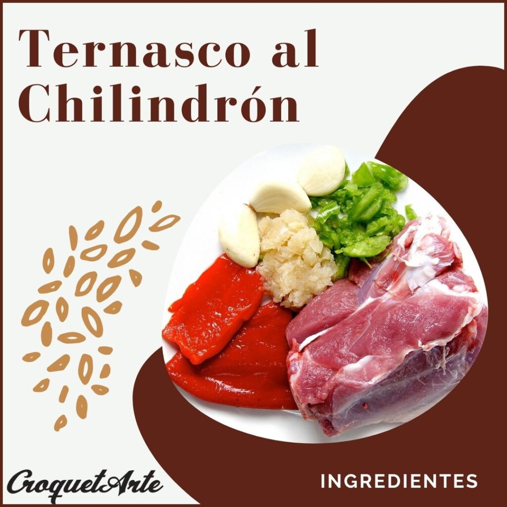 Ingredientes croquetas Ternasco al Chilindrón - CroquetArte