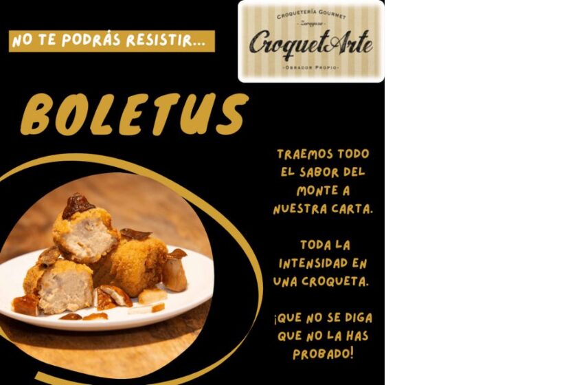 Croqueta de Boletus - CroquetArte