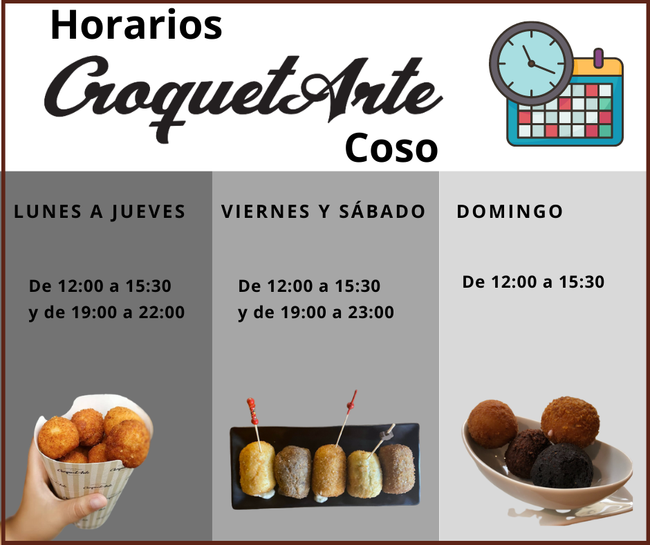 Horario CroquetArte Coso