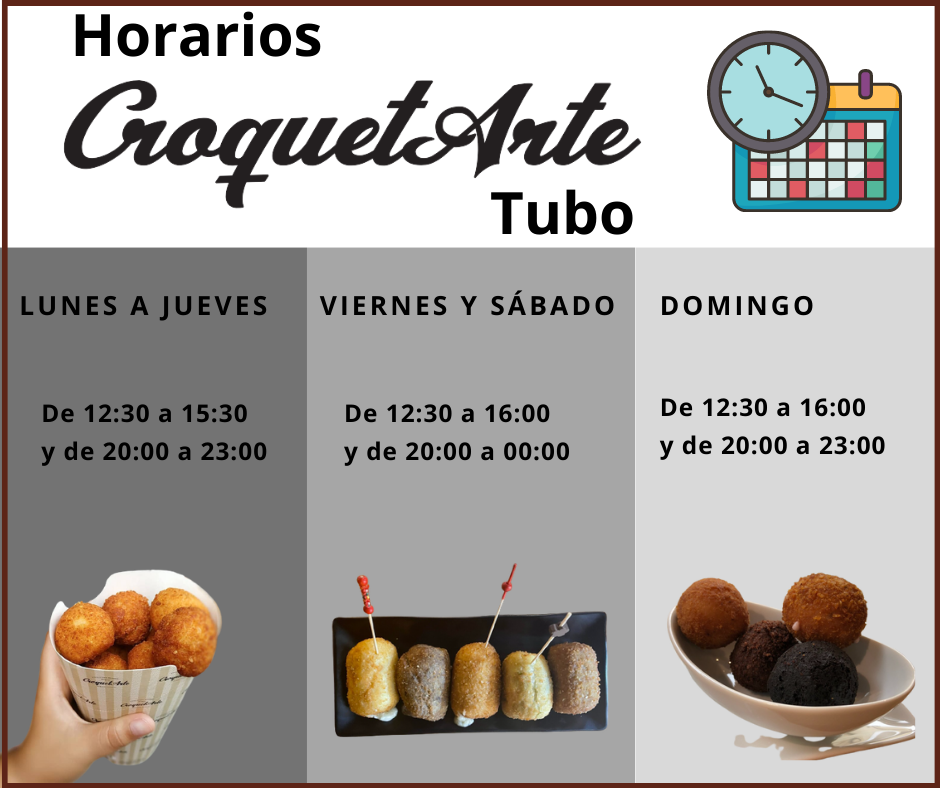 Horario CroquetArte Tubo