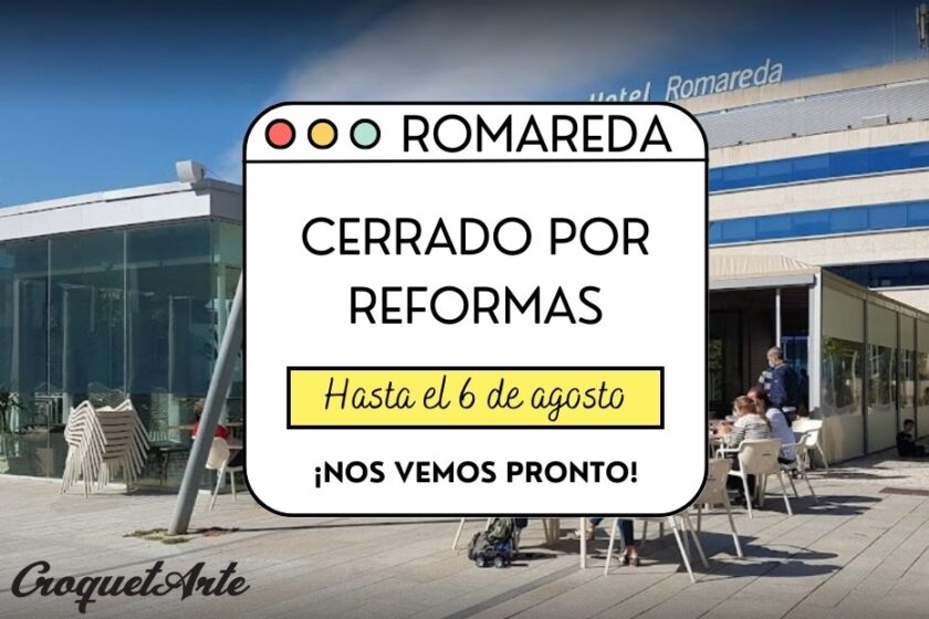 CroquetArte Romareda cierra por reformas