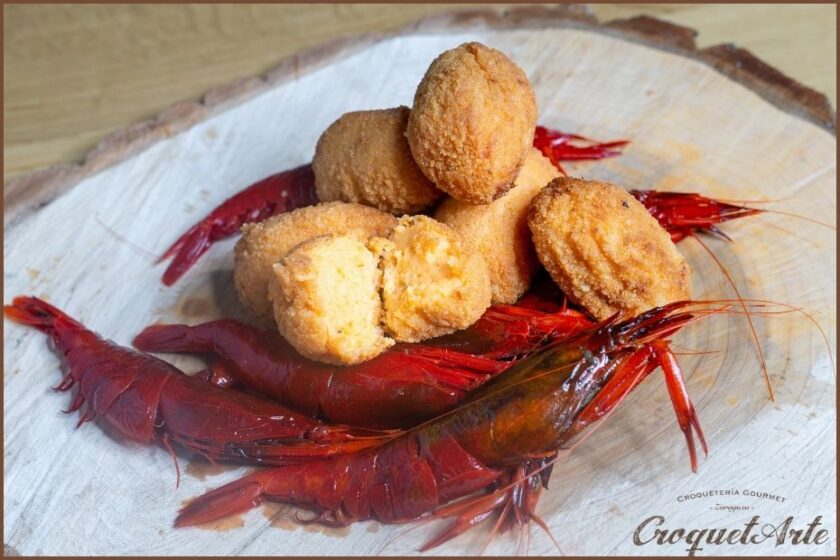 Croqueta de Gamba Roja - CroquetArte