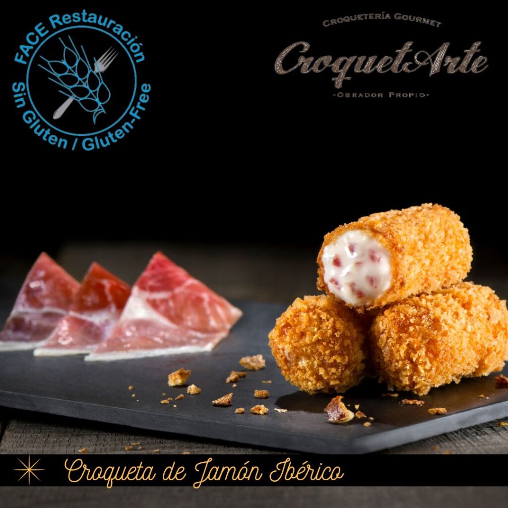 Croqueta Sin Gluten de Jamón Ibérico - CroquetArte