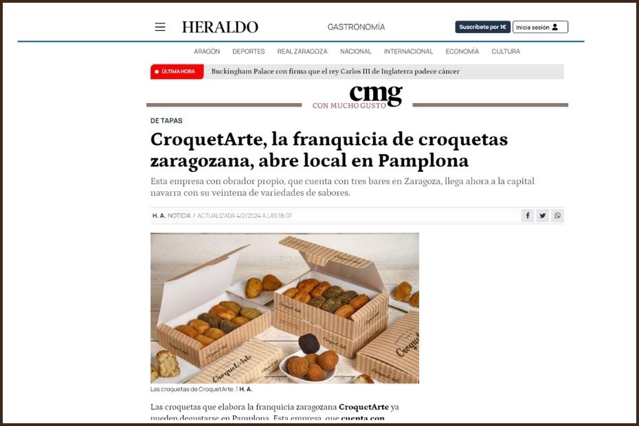 La llegada de CroquetArte Pamplona desde los medios de comunicación