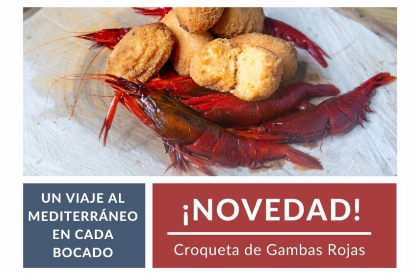 Croqueta de Gambas Rojas de CroquetArte