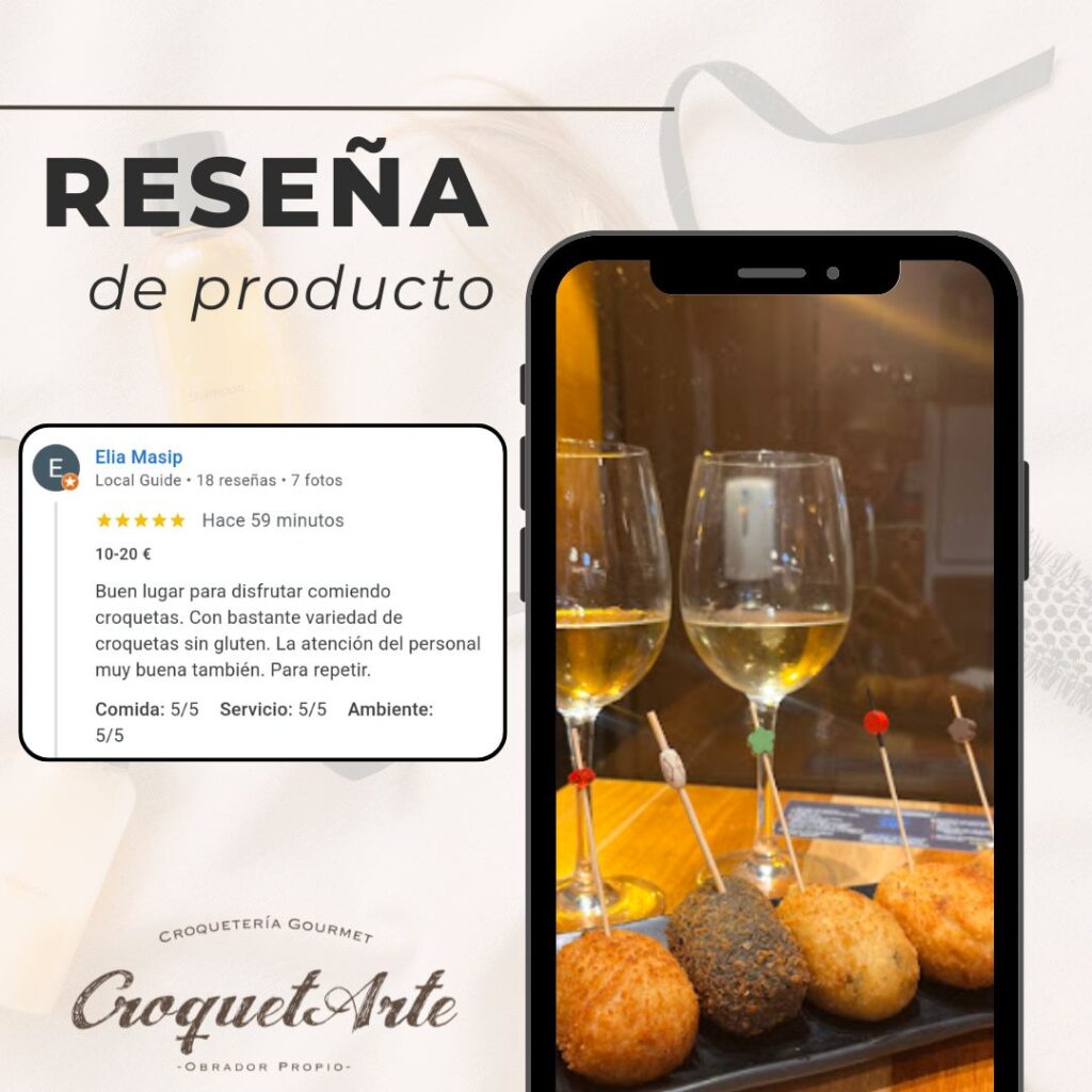 Reseñas reales de usuarios en Google Maps sobre CroquetArte