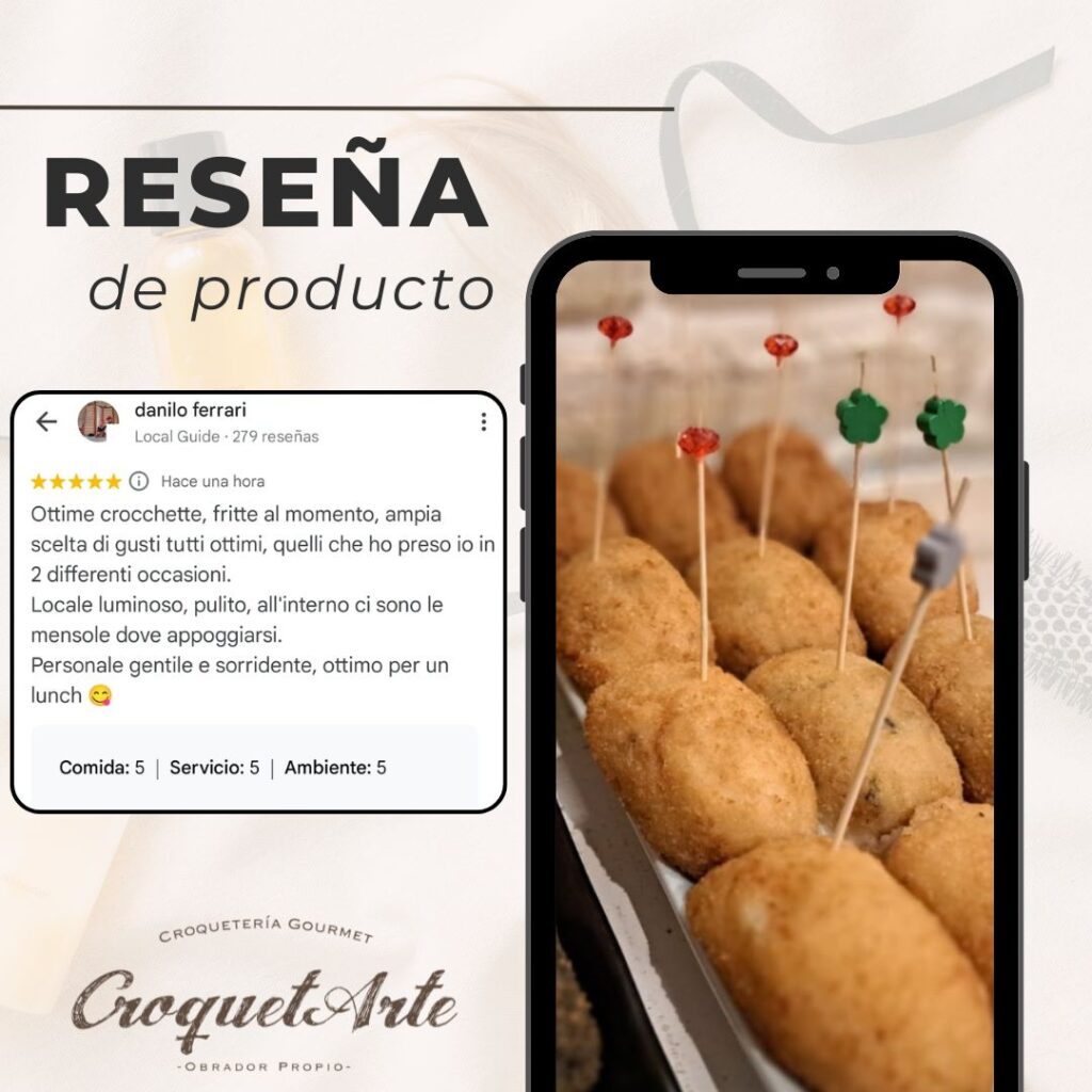 Reseñas reales de usuarios en Google Maps sobre CroquetArte
