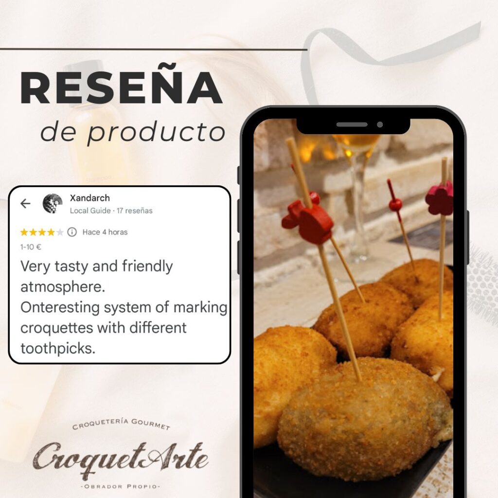 Reseñas reales de usuarios en Google Maps sobre CroquetArte